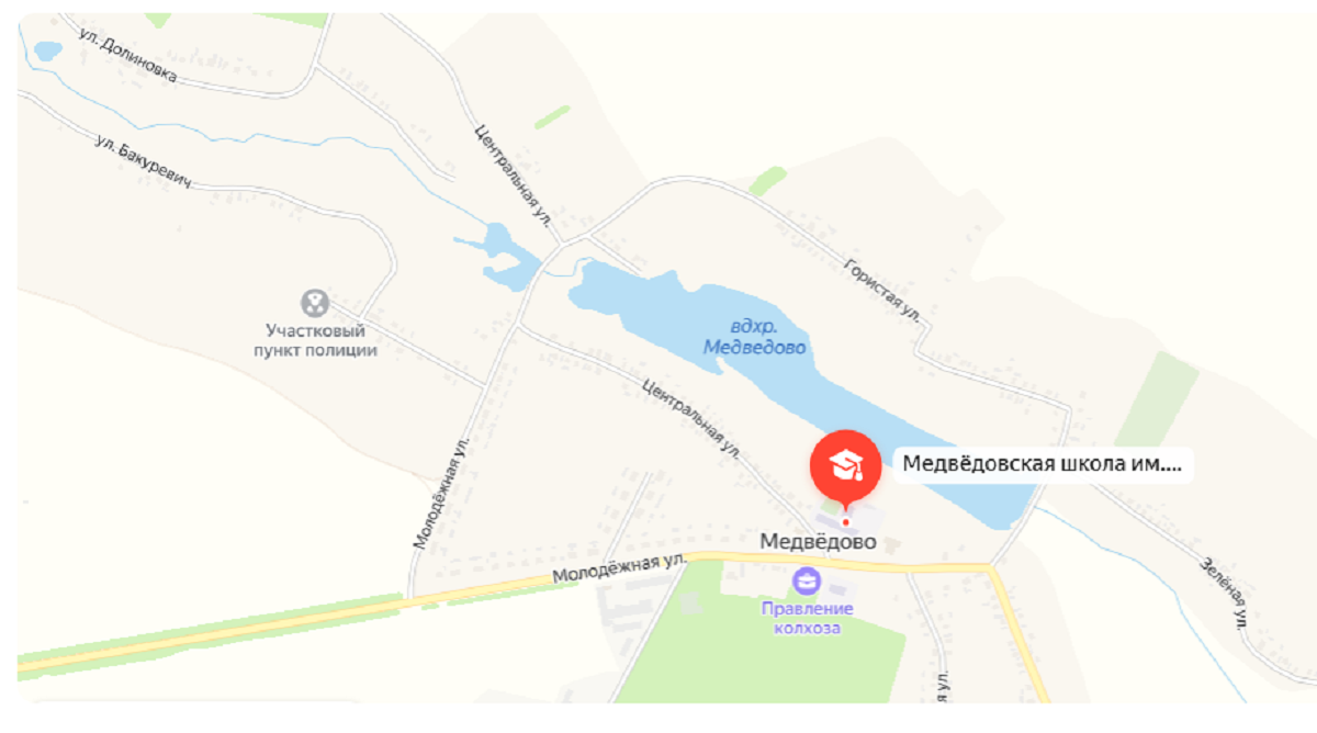 как добраться до МБОУ - Медвёдовской СОШ.